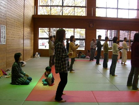 技法体験の保護者