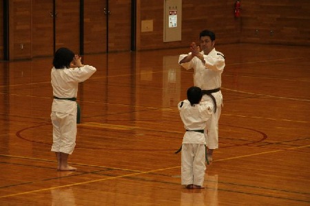 演武披露 倉持純也拳士・倉持彩佳拳士・倉持丈拳士